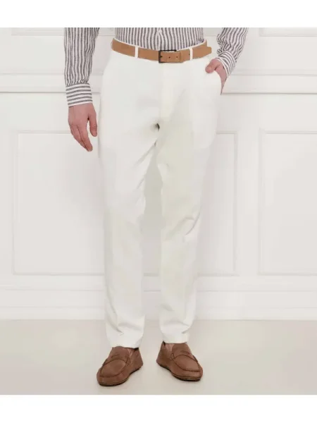 Oscar Jacobson Pantaloni Dandy | cu adaos de in alb