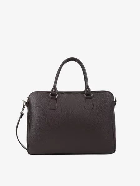 Кожаная сумка Regina Notte коричневая