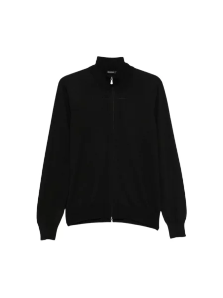 Sweter Tagliatore wełniany czarny