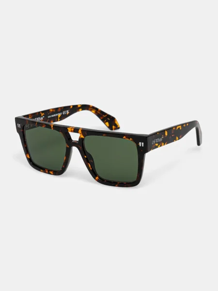 Off-White ochelari de soare maro alb