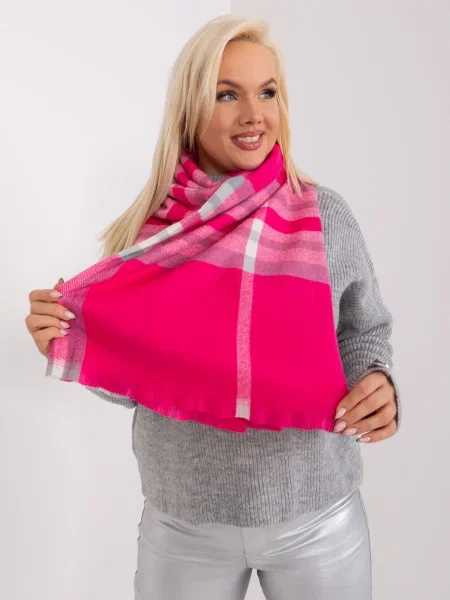 Fular Fashionhunters cu franjuri gri