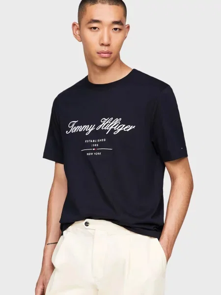 Футболка Tommy Hilfiger синя
