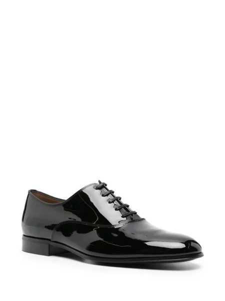 Кожени ниски обувки Gianvito Rossi черно