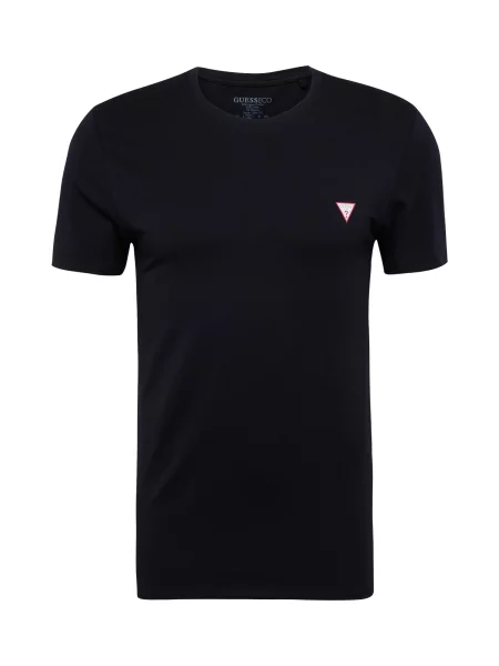 GUESS Tricou roșu alb negru