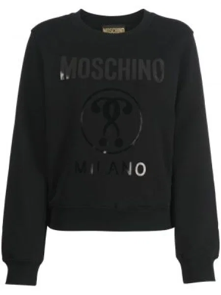 Hanorac Moschino cu imagine negru