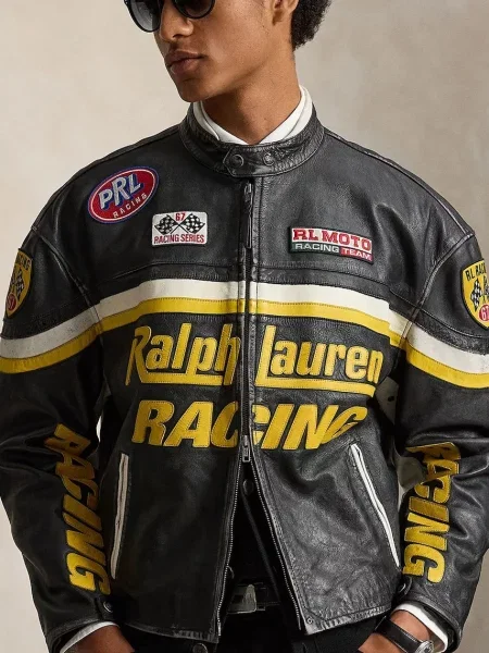Polo Ralph Lauren jachetă scurtă din piele pentru bărbați