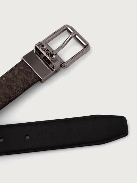 Műbőr megfordítható öv Michael Kors barna