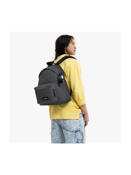 EASTPAK Ruksak Day Pak'R kameno siva / crvena / crna bijela