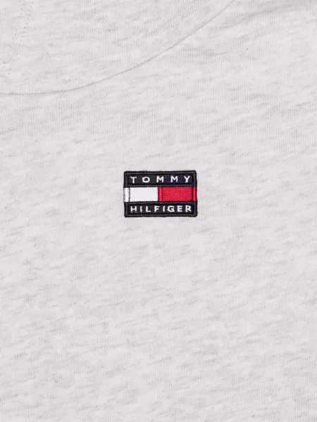 Bluza z kapturem dziecięca Tommy Hilfiger szara