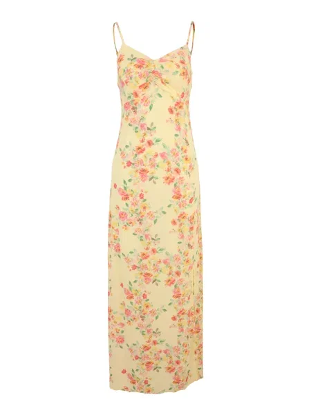 Vero Moda Tall Rochie VMVILMA HOLY galben curry / galben deschis / oliv / deschis roșu