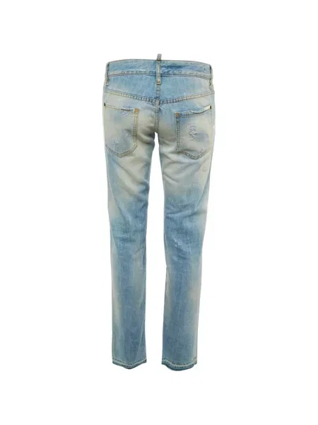 Blugi Dsquared2 zdrențuiți albastru