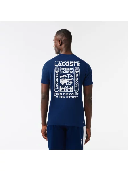 Lacoste Tennis x Daniil Medvedev Regular Fit T-shirt синя
