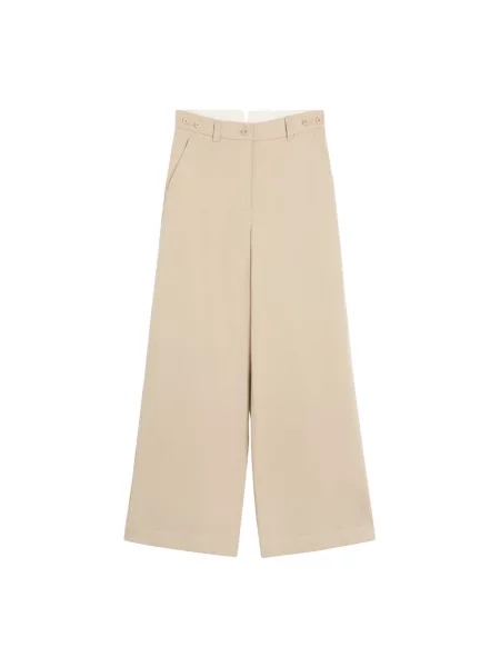 Spodnie Weekend Max Mara beżowe