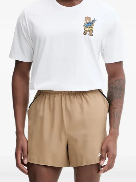 Яке Adidas бродирано кафяво