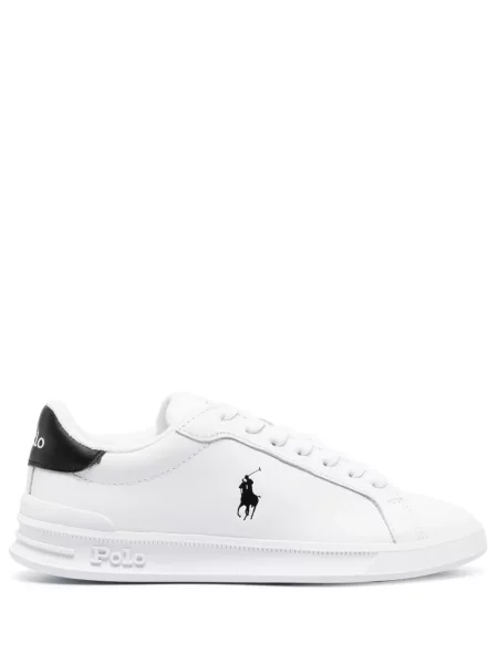 Sneakerși Polo Ralph Lauren cu șireturi din dantelă