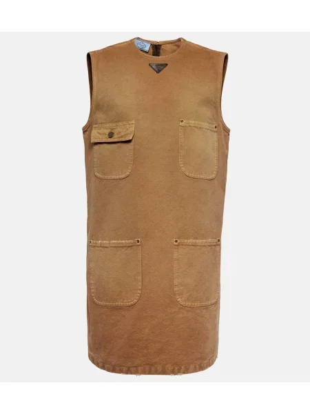 Platno obleka Prada bež