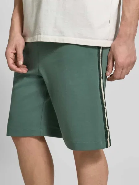 Szorty z elastycznym pasem Ea7 Emporio Armani zielone