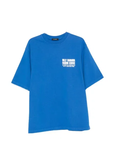 Tricou Willy Chavarria cu imagine albastru