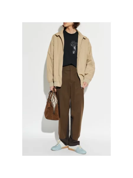 Spodnie Mm6 Maison Margiela brązowe