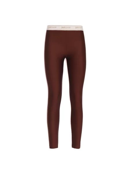 Legginsy Just Cavalli brązowe