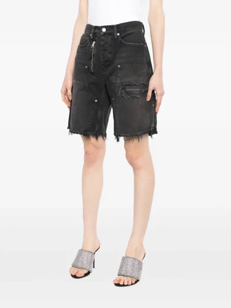 Pantaloni scurți Alexander Wang negru