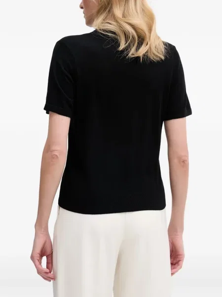 Gulerat stras tricou polo Guess negru