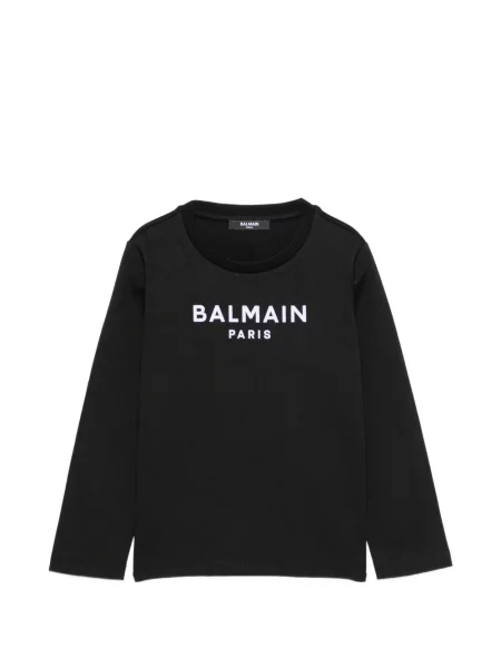 Koszulka dziecięca Balmain czarna