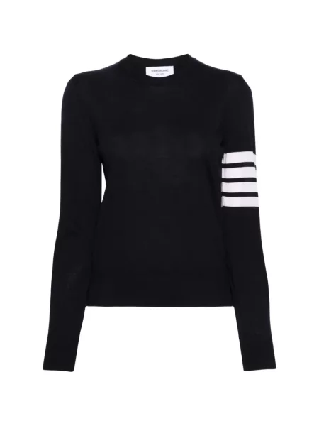 Pulover Thom Browne de lână albastru
