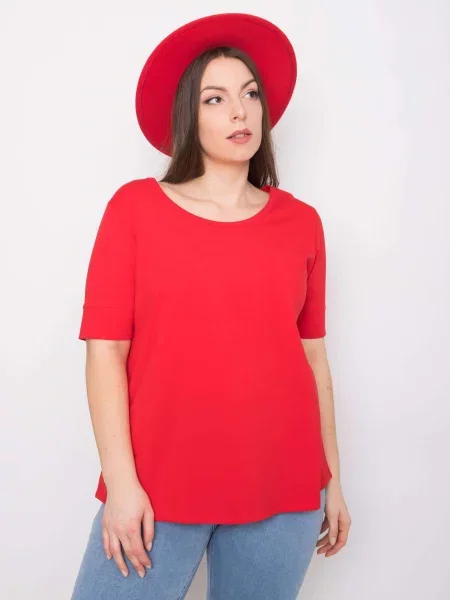 Tricou Fashionhunters roșu