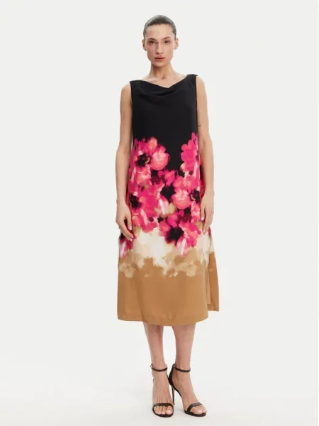 Cocktail obleka DKNY črna