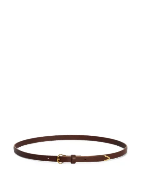 Cu centură curea Jil Sander din piele cu cataramă maro