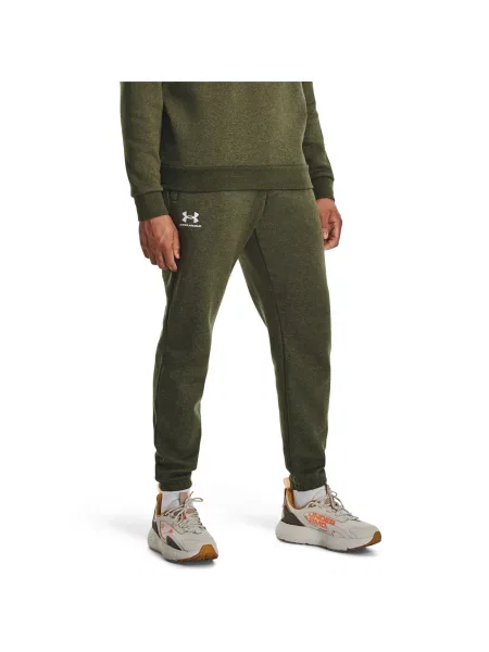 Fleecová fleecová mikina Under Armour zelená
