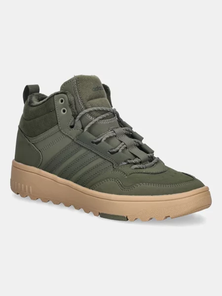 Adidas Сникърси Hoops Mid Каки зелено
