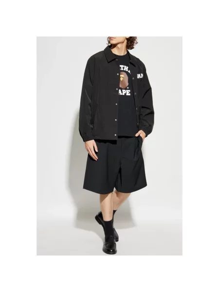 Koszulka A Bathing Ape® z logo czarna