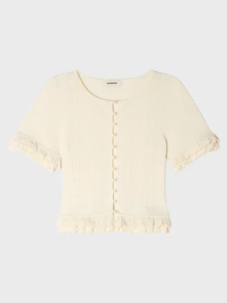 Кардиган Sandro білий