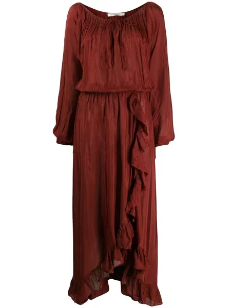 Rochie maxi Mes Demoiselles de costum roșu