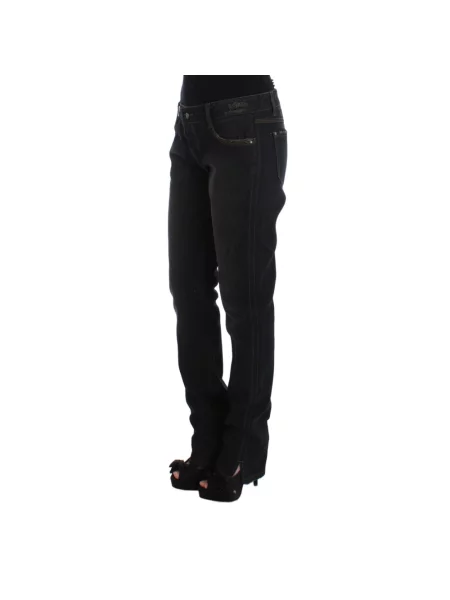 Jeansy boyfriendy Ermanno Scervino czarne