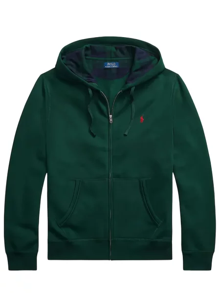 Μικρός κασκέτο Polo Ralph Lauren με χαμηλή μέση υφαίνω διαγωνίως πράσινο