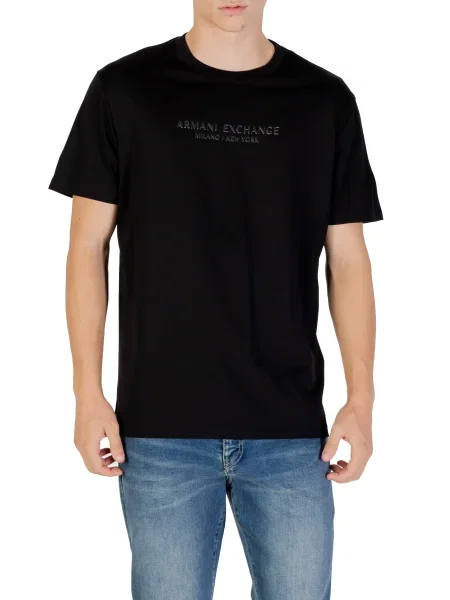 Armani Exchange Tricou negru