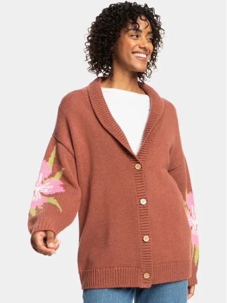 Roxy Cardigan Hand On Heart Swtr portocaliu