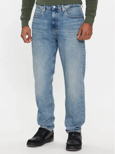 Calvin Klein Jeans Blugi Regular Taper albastru