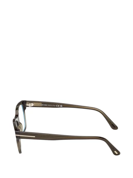 Kvadratne sunčane naočale Tom Ford Eyewear smeđa