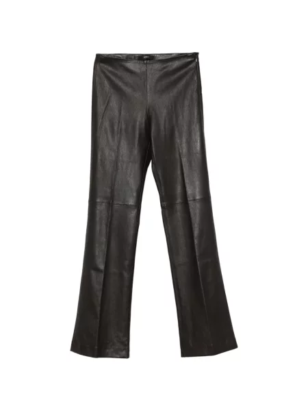 Pantaloni Seventy din piele maro