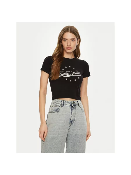 T-Shirt Guess μαύρο