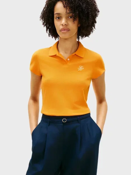 Поло Tommy Hilfiger жовте