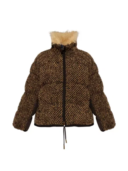 Geacă cu puf Moncler maro