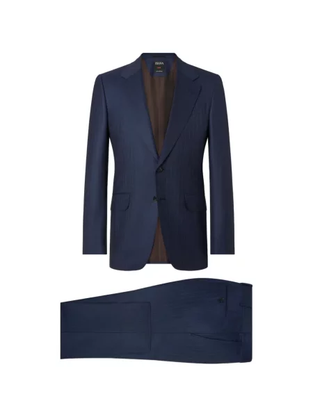 Costum Zegna de lână albastru