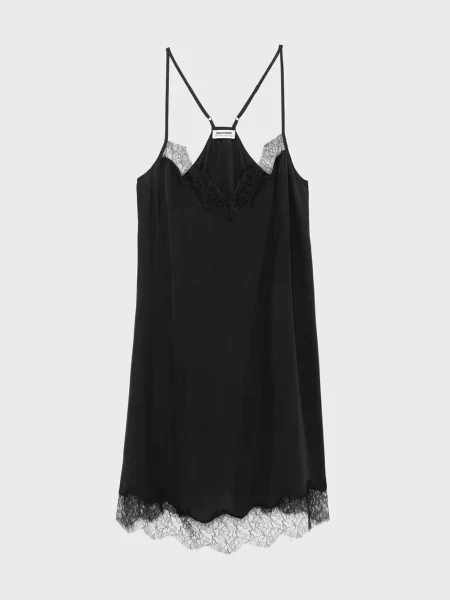 Шелковое платье Zadig&voltaire черное