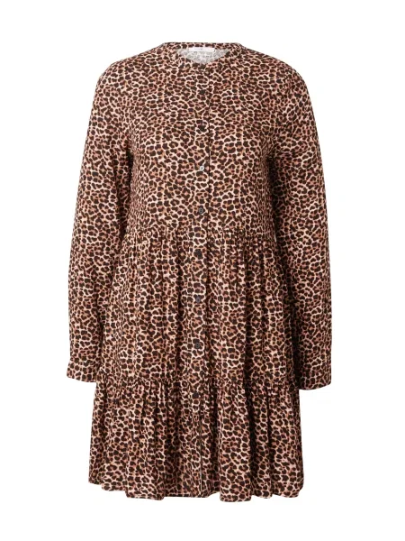 Hailys Rochie tip bluză bej / maro negru