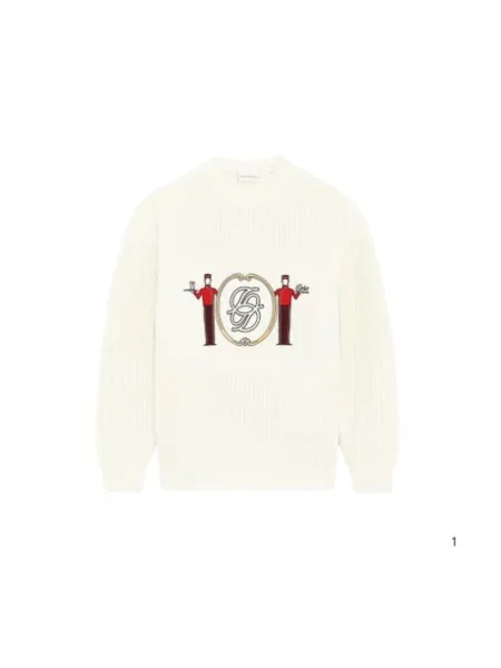 Sweter Drole De Monsieur biały